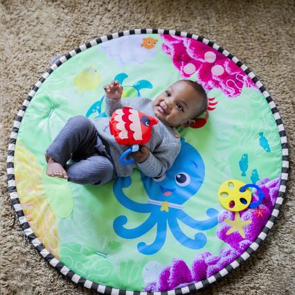 Baby Einstein - Dětská hrací deka s vodní podložkou 2v1 SEA FLOOR EXPLORERS