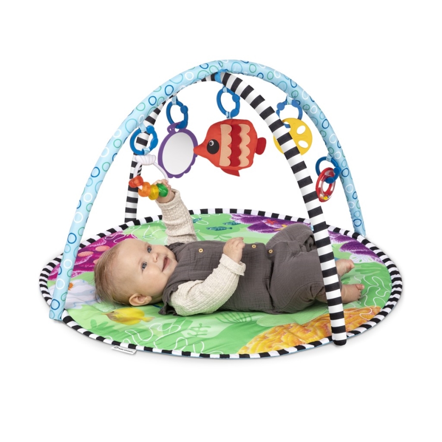 Baby Einstein - Dětská hrací deka s vodní podložkou 2v1 SEA FLOOR EXPLORERS