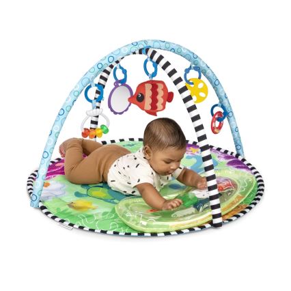 Baby Einstein - Dětská hrací deka s vodní podložkou 2v1 SEA FLOOR EXPLORERS