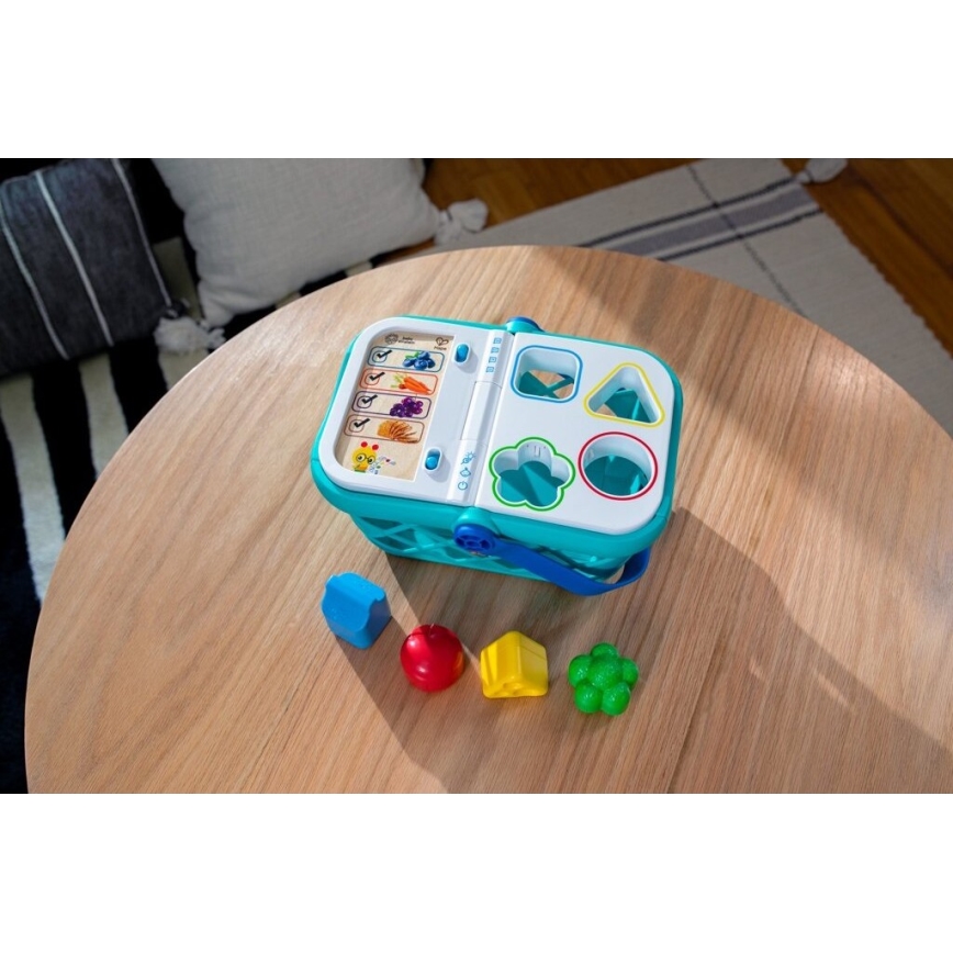 Baby Einstein - Dětský interaktivní nákupní košík MAGIC TOUCH HAPE