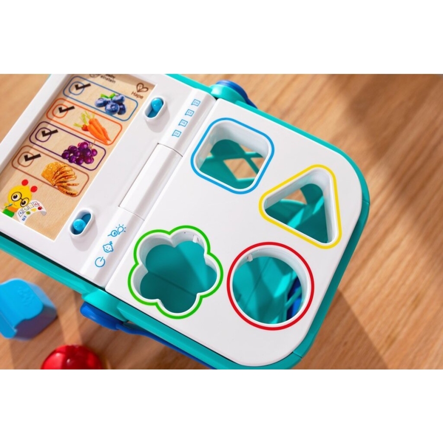 Baby Einstein - Dětský interaktivní nákupní košík MAGIC TOUCH HAPE