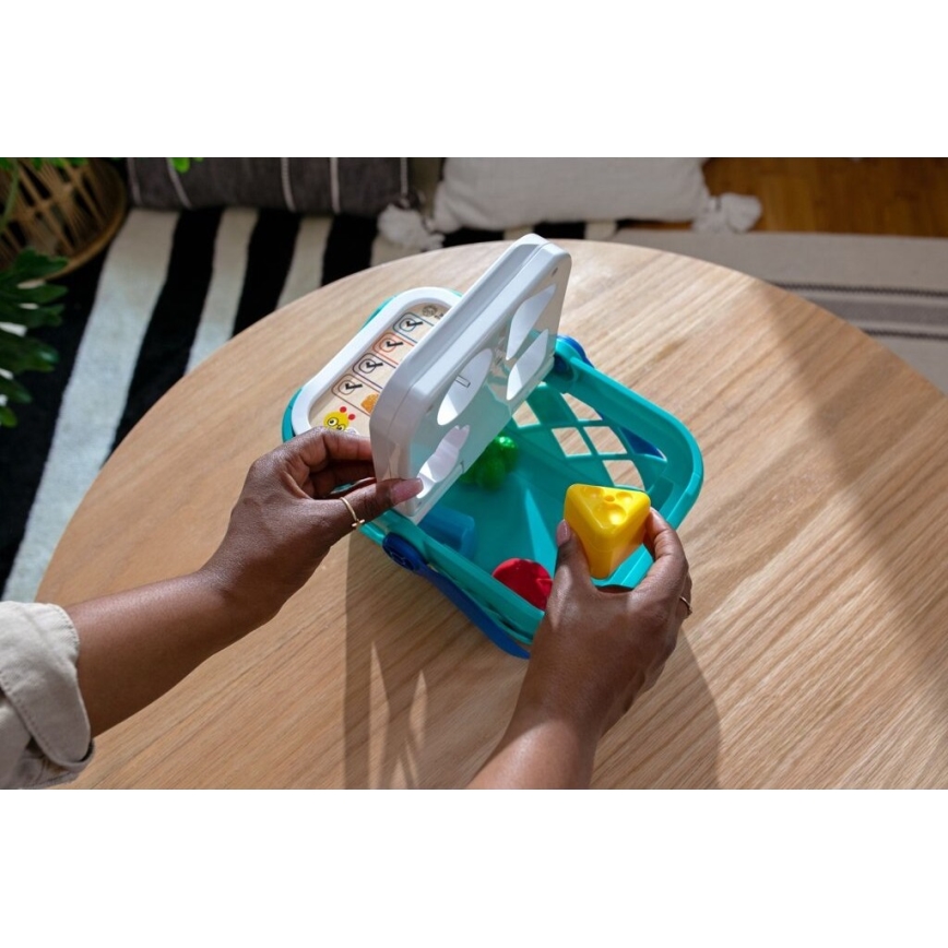 Baby Einstein - Dětský interaktivní nákupní košík MAGIC TOUCH HAPE