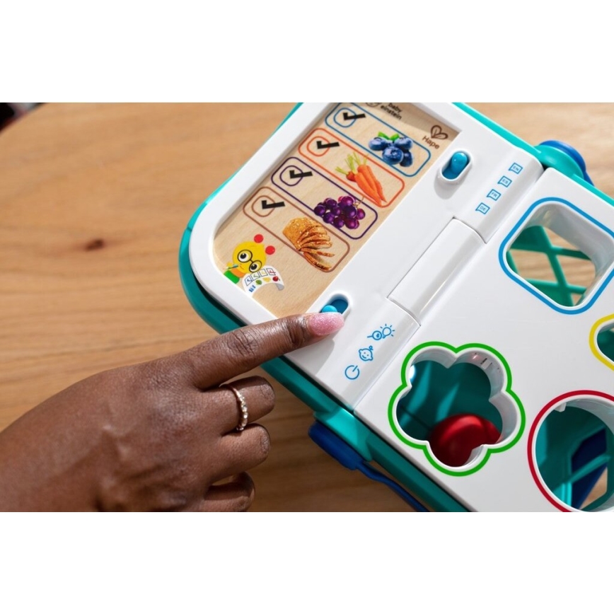 Baby Einstein - Dětský interaktivní nákupní košík MAGIC TOUCH HAPE