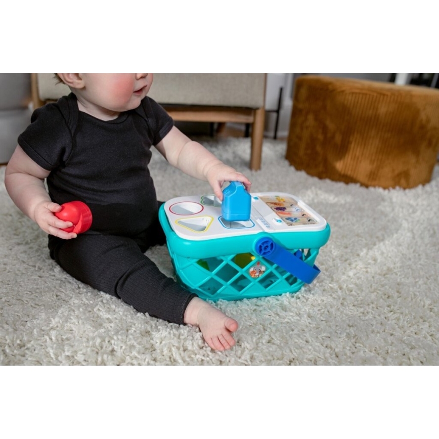 Baby Einstein - Dětský interaktivní nákupní košík MAGIC TOUCH HAPE