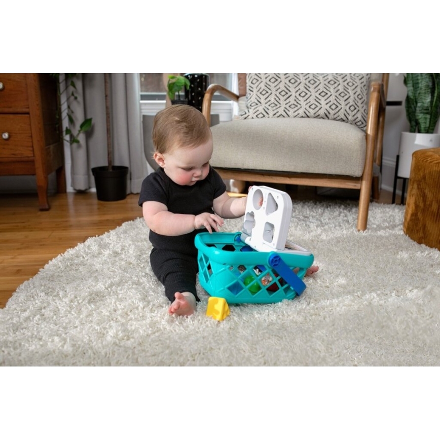 Baby Einstein - Dětský interaktivní nákupní košík MAGIC TOUCH HAPE
