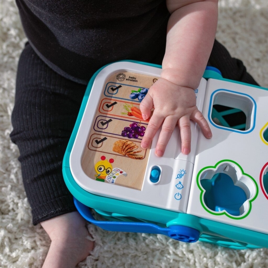 Baby Einstein - Dětský interaktivní nákupní košík MAGIC TOUCH HAPE