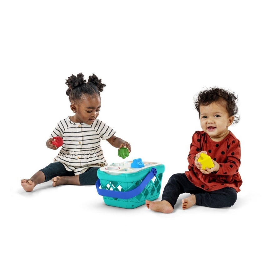 Baby Einstein - Dětský interaktivní nákupní košík MAGIC TOUCH HAPE