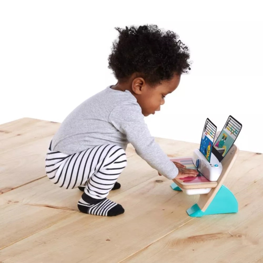 Baby Einstein - Dřevěná hudební hračka MAGIC TOUCH 3xAA klavír
