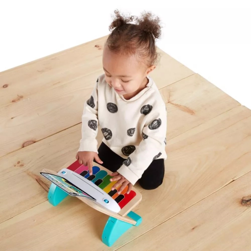 Baby Einstein - Dřevěná hudební hračka MAGIC TOUCH 3xAA klavír