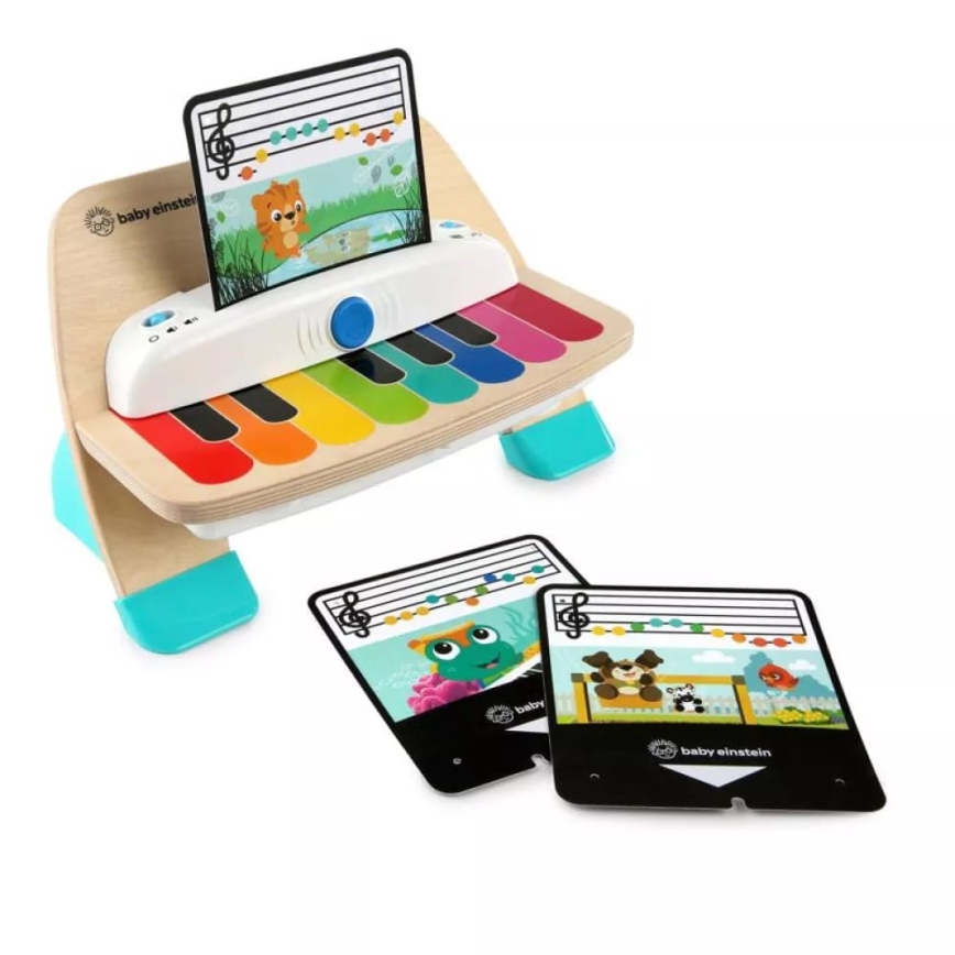 Baby Einstein - Dřevěná hudební hračka MAGIC TOUCH 3xAA klavír
