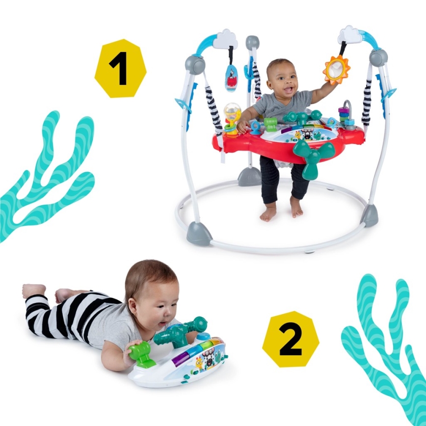 Baby Einstein - Skákadlo 2v1 OCEAN EXPLORERS 3xAA