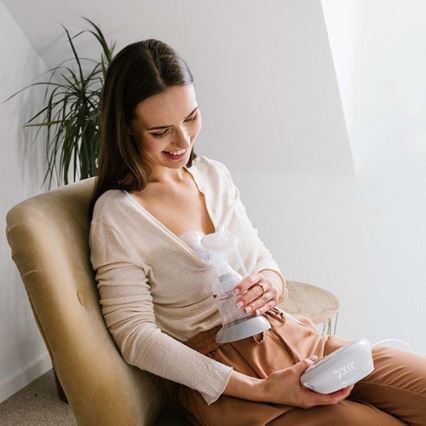 BabyOno - Odsávačka mateřského mléka elektronická Nurse Pro 4xAA/6V 1000 mAh