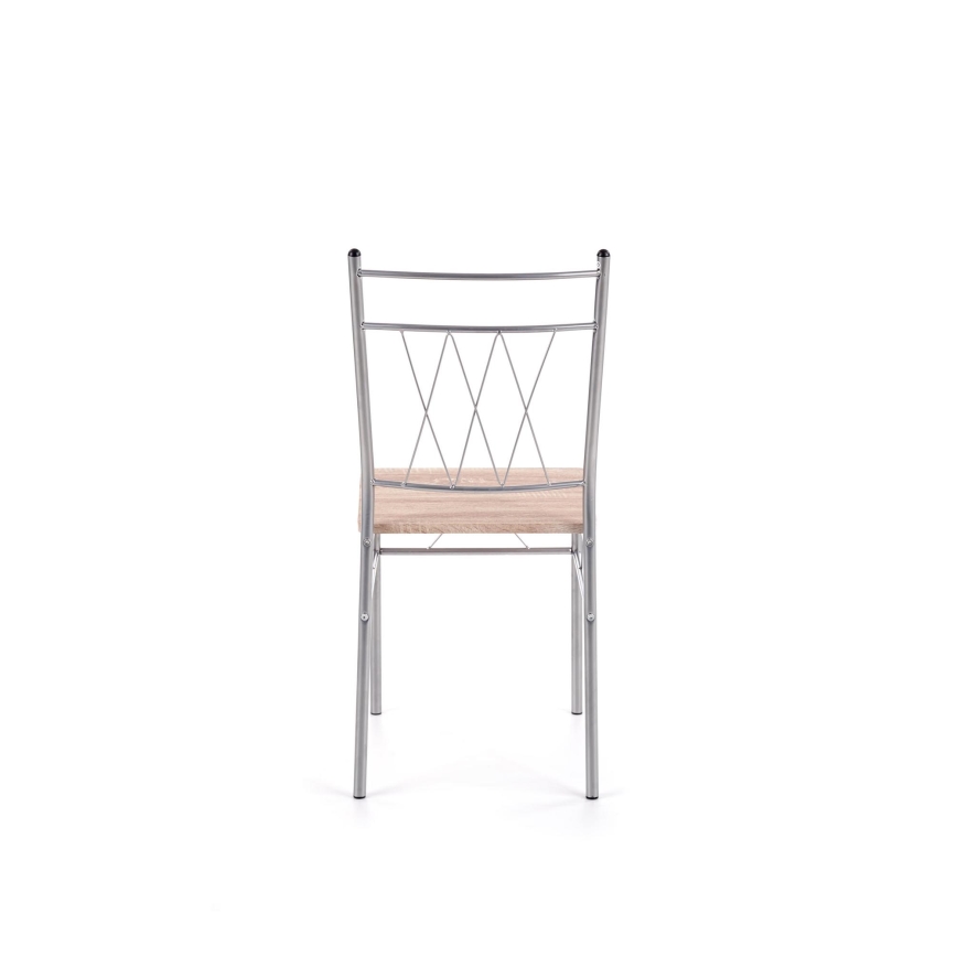 Balkónový set LANCE 82x50 cm kov/dub sonoma