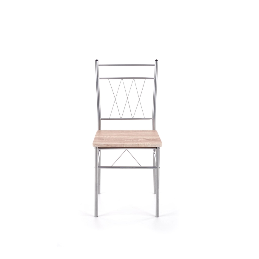 Balkónový set LANCE 82x50 cm kov/dub sonoma
