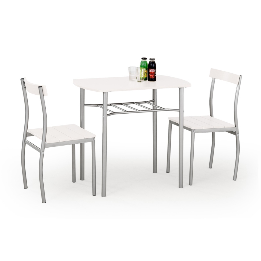 Balkónový set LANCE kov/dřevo