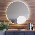 Baltica Design - LED Koupelnové nástěnné zrcadlo s podsvícením BRIGHT LED/15W/230V 4500K pr. 100 cm IP65