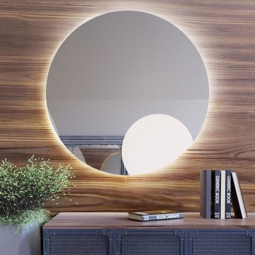 Baltica Design - LED Koupelnové nástěnné zrcadlo s podsvícením BRIGHT LED/15W/230V 4500K pr. 80 cm IP65