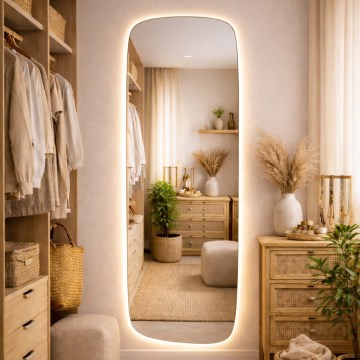 Baltica Design - LED Koupelnové nástěnné zrcadlo s podsvícením STONE CALM LED/15W/230V 4500K 155x50 cm IP65
