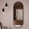 Baltica Design - Nástěnné zrcadlo TINY BORDER 140x60 cm černá