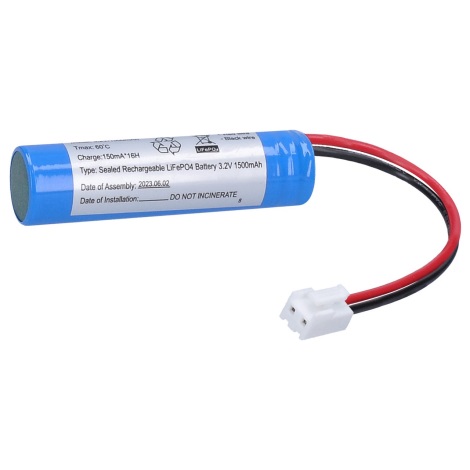 Baterie pro nouzové svítidlo LiFePO4 3,2V 1500mAh