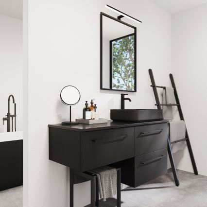 BATH DELUXE 01-060-05-02-00 - Koupelnové zrcadlo BORGSTED 60x80 cm černá