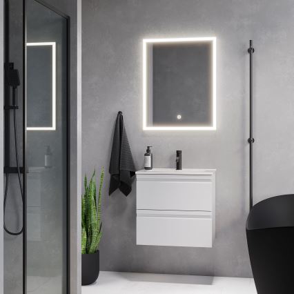 BATH DELUXE 01-060-07-58-00 - LED Koupelnové zrcadlo s podsvícením FORNAES LED/14,3W/230V IP44