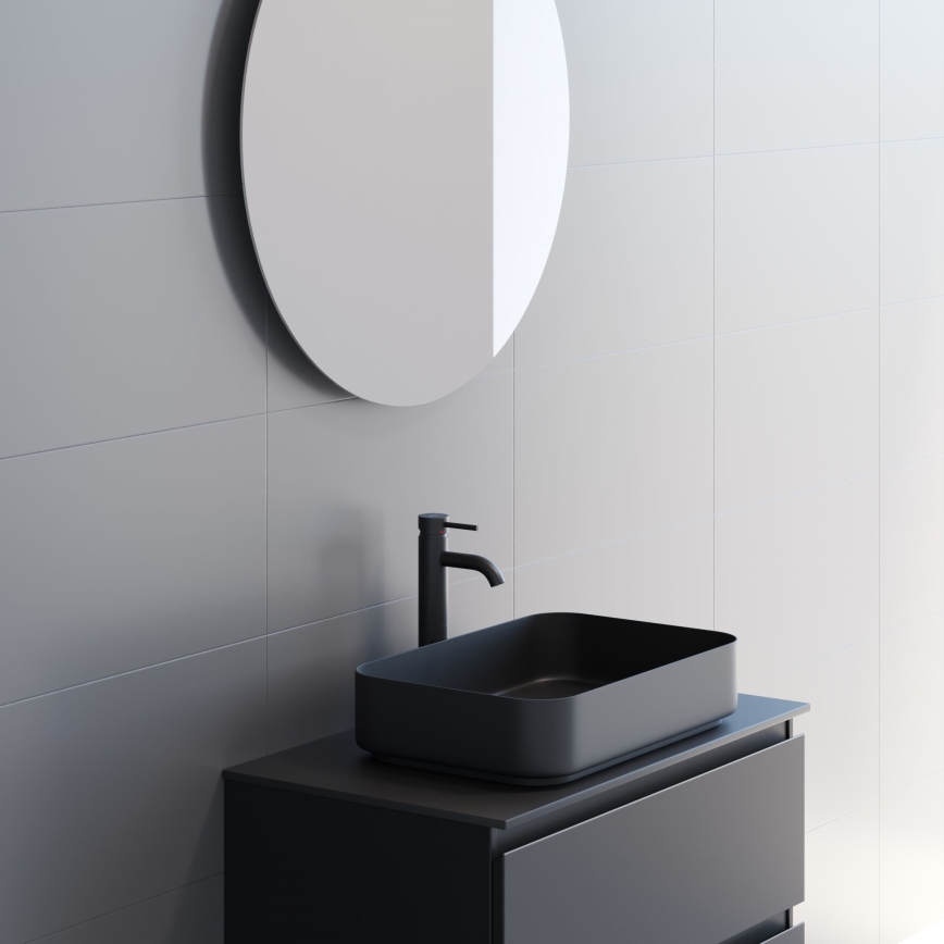 BATH DELUXE 01-080-00-58-00 - Koupelnové zrcadlo NORDBORG pr. 80 cm