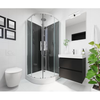 BATH DELUXE 01-080-01-58-00 - Koupelnové zrcadlo NORDBORG 80x75 cm