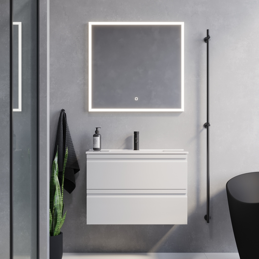 BATH DELUXE 01-080-07-58-00 - LED Koupelnové zrcadlo s podsvícením FORNAES LED/15,6W/230V IP44