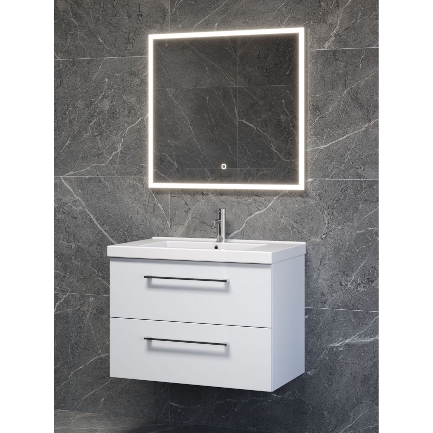 BATH DELUXE 01-080-07-58-00 - LED Koupelnové zrcadlo s podsvícením FORNAES LED/15,6W/230V IP44