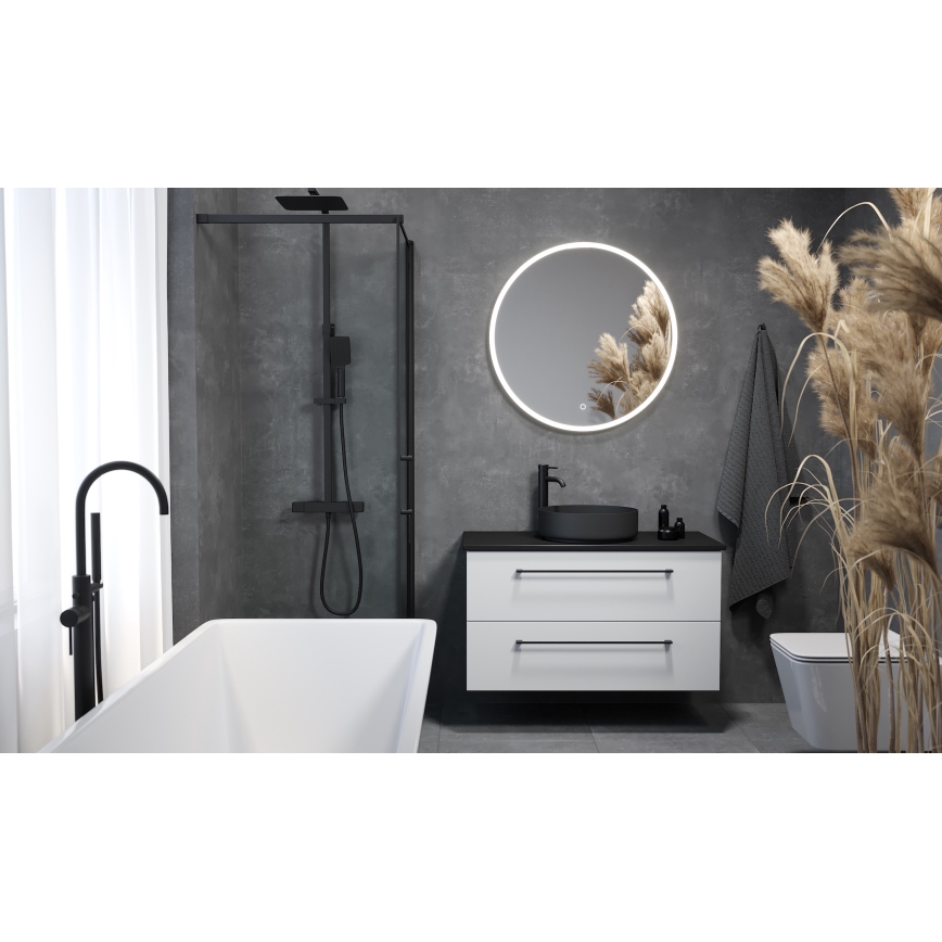 BATH DELUXE 01-080-08-58-00 - LED Koupelnové zrcadlo s podsvícením FORNAES LED/13,8W/230V IP44