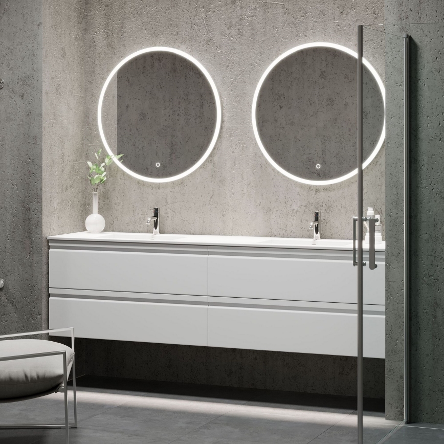 BATH DELUXE 01-080-08-58-00 - LED Koupelnové zrcadlo s podsvícením FORNAES LED/13,8W/230V IP44