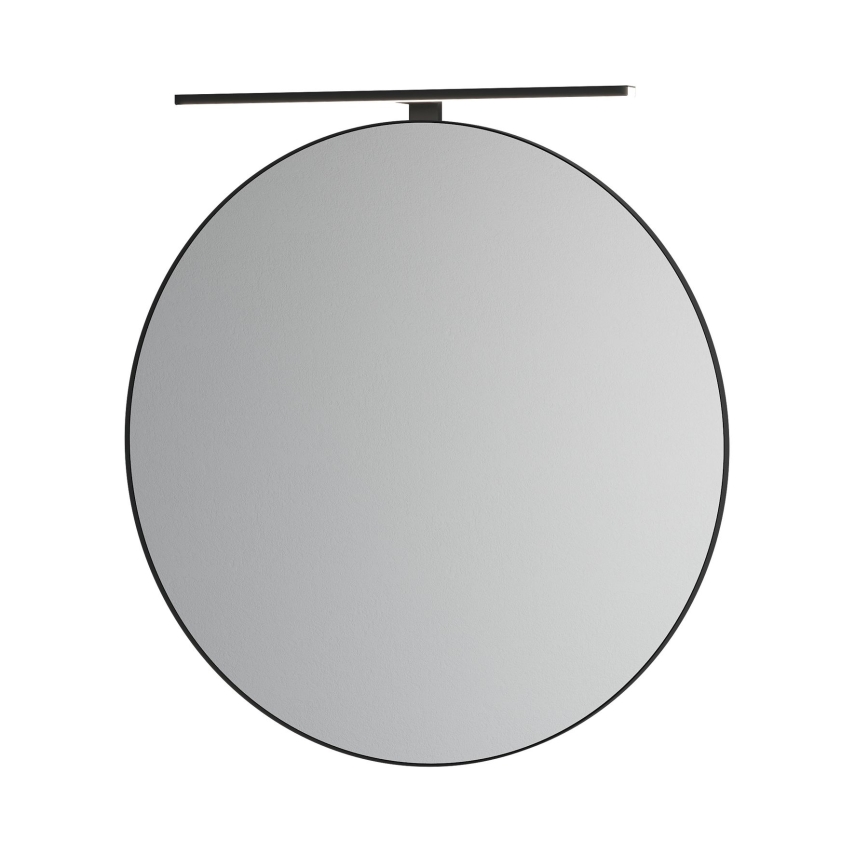 BATH DELUXE 01-080-09-02-00 - Koupelnové zrcadlo BORGSTED pr. 80 cm černá