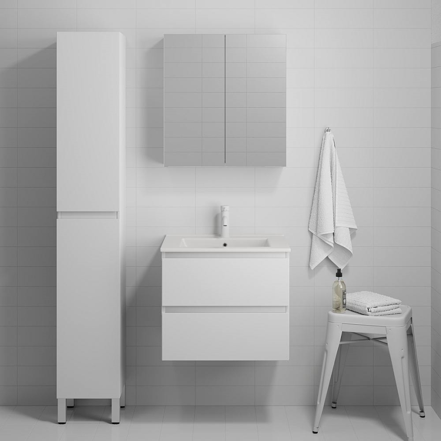 BATH DELUXE 03-060-63-01-01 - Koupelnová skříňka s umyvadlem KENWOOD 61 cm matná bílá
