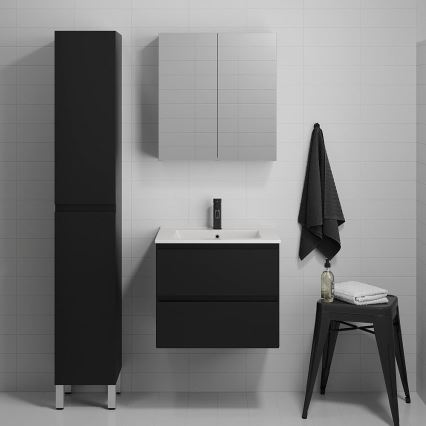 BATH DELUXE 03-060-63-02-01 - Koupelnová skříňka s umyvadlem KENWOOD 61 cm matná černá
