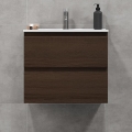 BATH DELUXE 03-060-64-84-01 - Koupelnová skříňka s umyvadlem KENWOOD 61 cm ořech