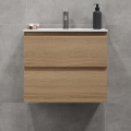 BATH DELUXE 03-060-64-86-01 - Koupelnová skříňka s umyvadlem KENWOOD 61 cm dub