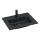 BATH DELUXE 06-060-27-02-00 - Zápustné umyvadlo HYGE 61x46 cm keramika/černá