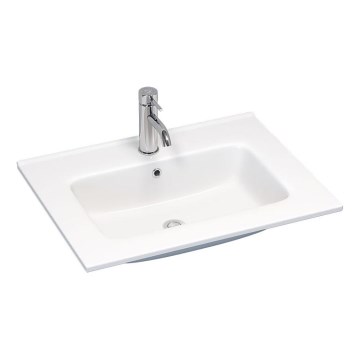 BATH DELUXE 06-060-27-11-00 - Zápustné umyvadlo HYGE 61x46 cm keramika/bílá