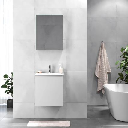 BATH DELUXE 09-050-63-01-01 - Koupelnová skříňka s umyvadlem KENWOOD 51 cm matná bílá