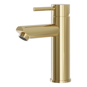 BATH DELUXE 28-017-03-64-02 - Umyvadlová baterie RINGSTED 17,8 cm lesklá mosaz