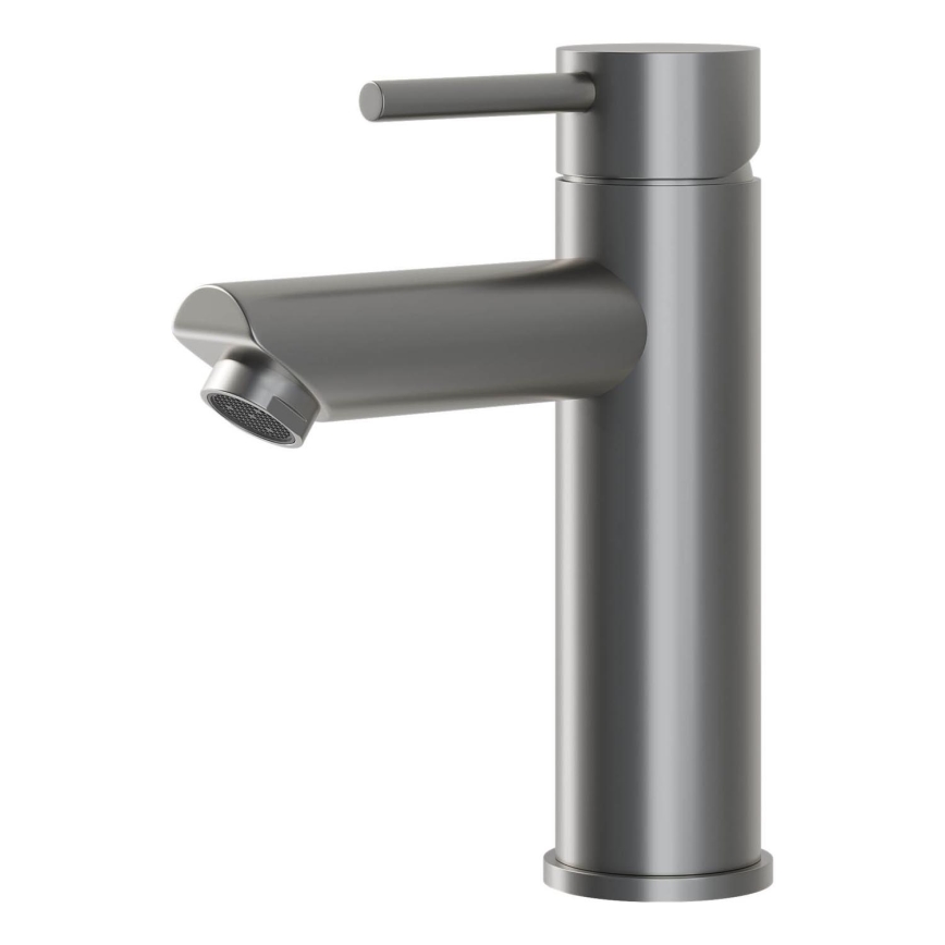 BATH DELUXE 28-017-03-73-02 - Umyvadlová baterie RINGSTED 17,8 cm práškově šedá