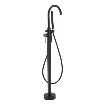 BATH DELUXE 28-114-01-02-00 - Volně stojící vanová sada s baterií DRAGOR 116 cm matná černá