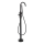 BATH DELUXE 28-114-01-02-00 - Volně stojící vanová sada s baterií DRAGOR 116 cm matná černá