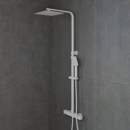BATH DELUXE 31-120-06-01-00 - Sprchová sada s termostatickou baterií NAESBY matná bílá