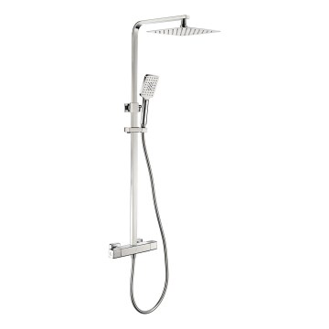 BATH DELUXE 31-120-06-60-00 - Sprchová sada s termostatickou baterií NAESBY lesklý chrom