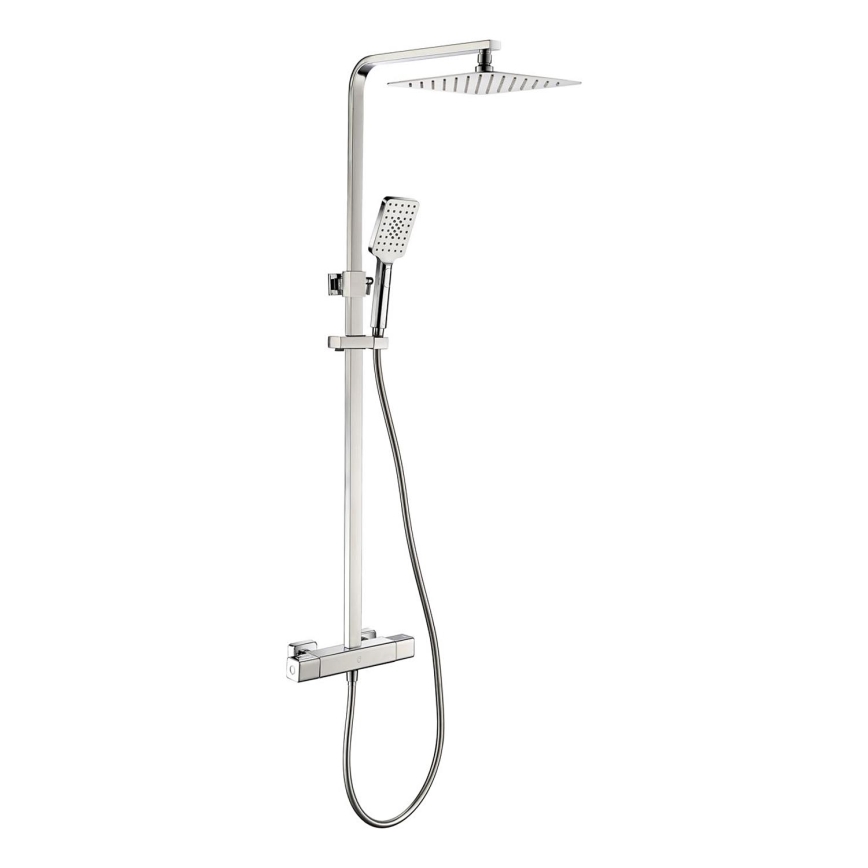 BATH DELUXE 31-120-06-60-00 - Sprchová sada s termostatickou baterií NAESBY lesklý chrom