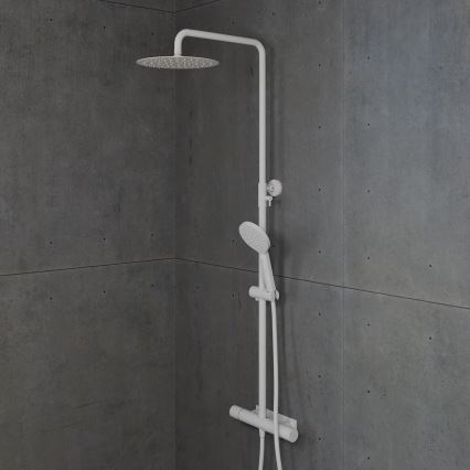 BATH DELUXE 31-120-07-01-00 - Sprchová sada s termostatickou baterií DRAGOR matná bílá