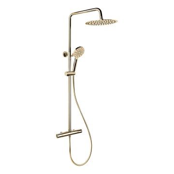 BATH DELUXE 31-120-07-64-00 - Sprchová sada s termostatickou baterií DRAGOR lesklá mosaz