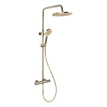 BATH DELUXE 31-120-08-64-00 - Sprchová sada s termostatickou baterií DRAGOR lesklá mosaz
